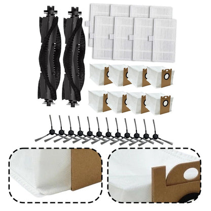 Accessories Kit for VONKO S6 Pro Vacuum (Includes Main Brush, Side Brush)
