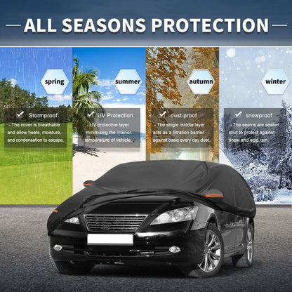 Waterproof Car Cover 210D PU with Zipper for Lexus ES Sedan (2013–2022)
