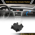 HVAC Heater Blend Door Actuator Replacement for Chevrolet Caprice (2012–2017)