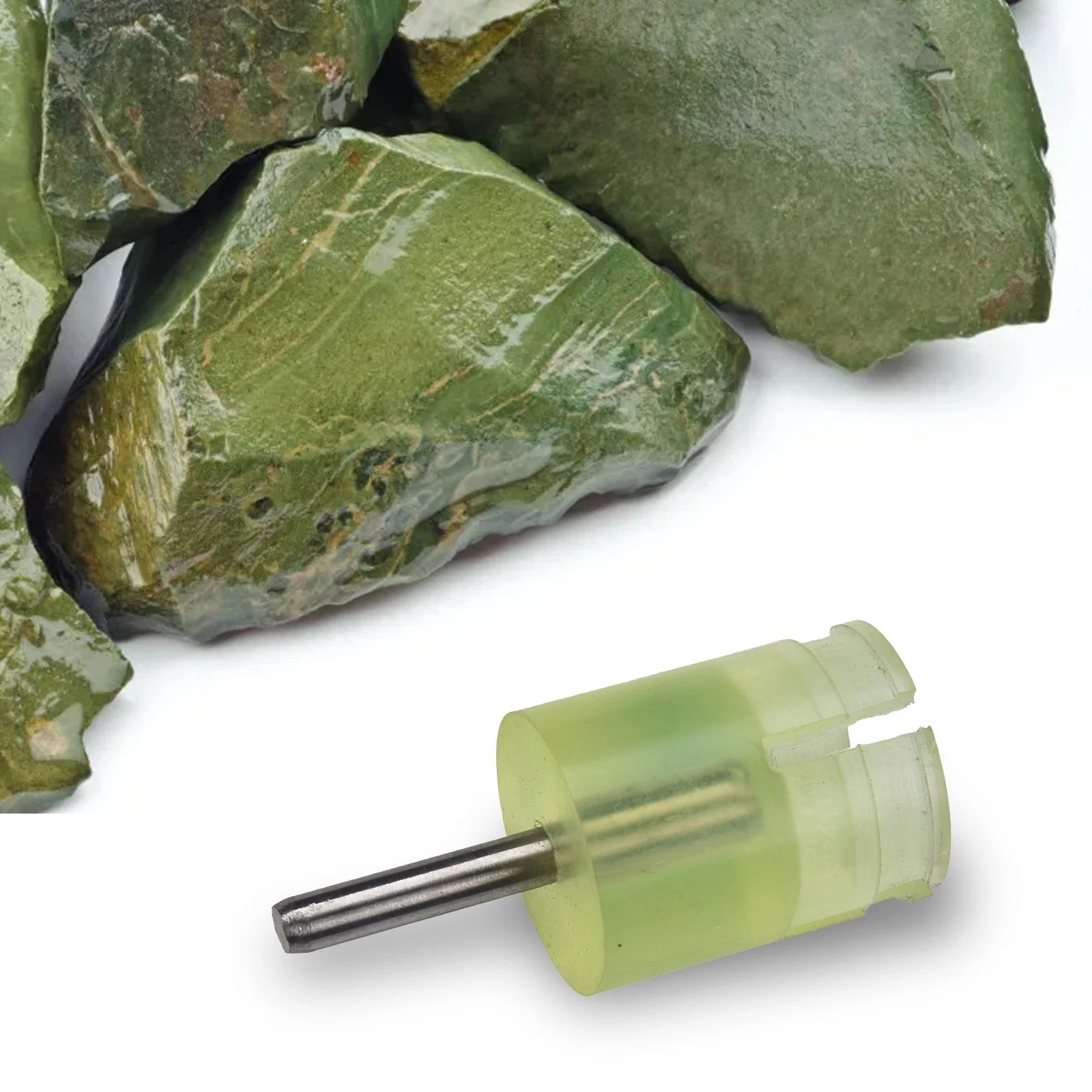 Silicone Polishing Mandrel for Agate Jade Ring