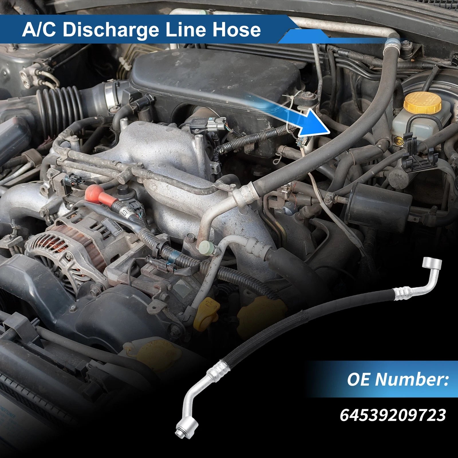A/C Refrigerant Liquid Hose Replacement for BMW 528i (2012–2016)