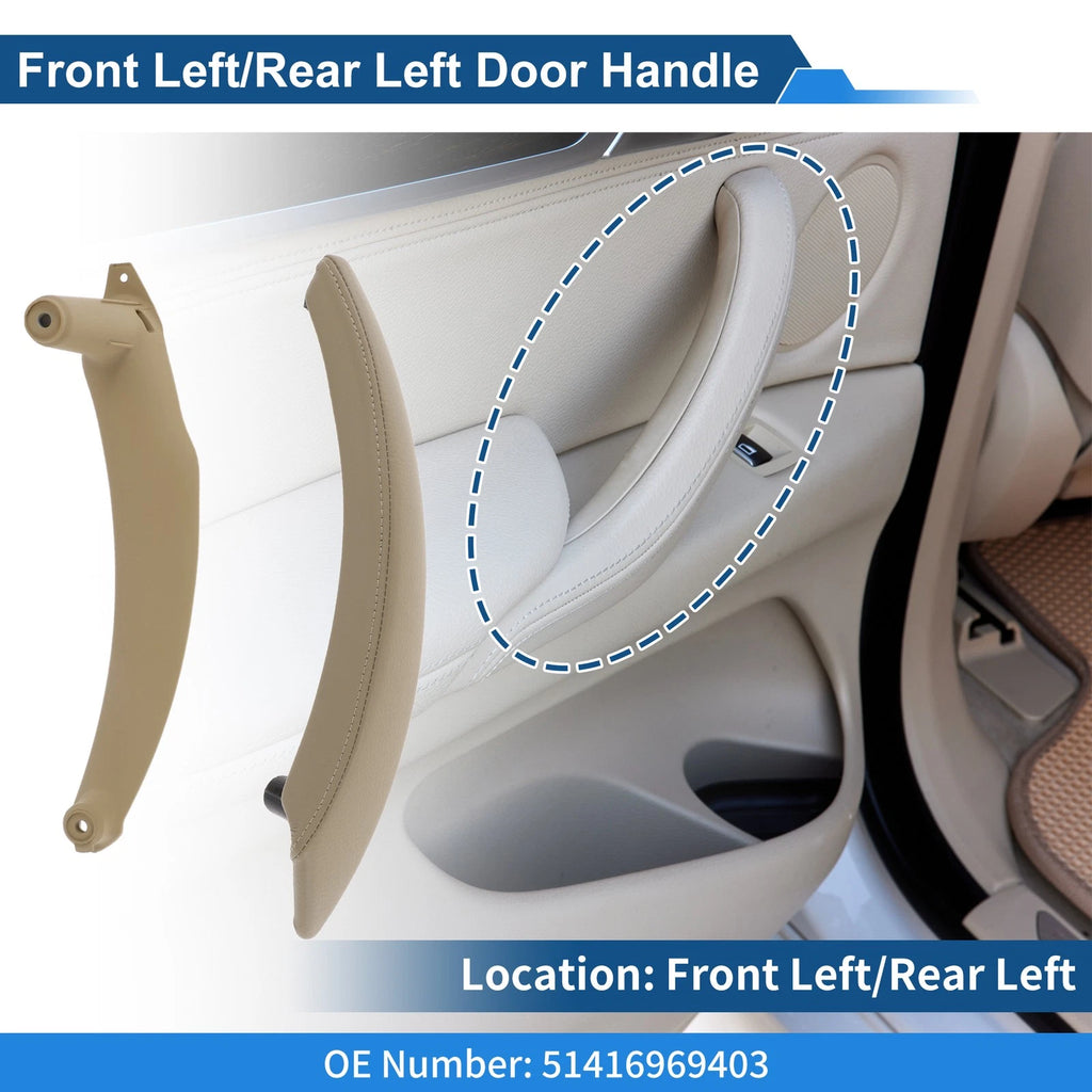 Inner Door Handle Inner Panel for BMW X5 X6 E70 E71 (2007–2013) Beige