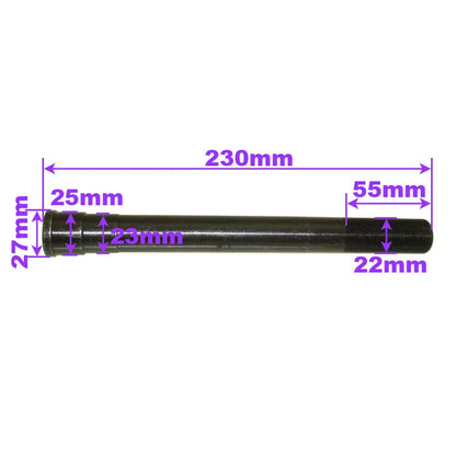 Steel Steering Stem Column Shaft Spindle for Dirt Pit Bike (230mm)