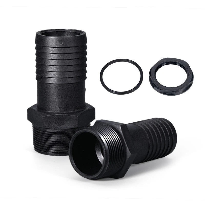 5PCS Hose Barb Fitting NPT Male Connector for Irrigation Systems