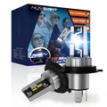 2X H4 LED Headlight Bulbs for 6500K