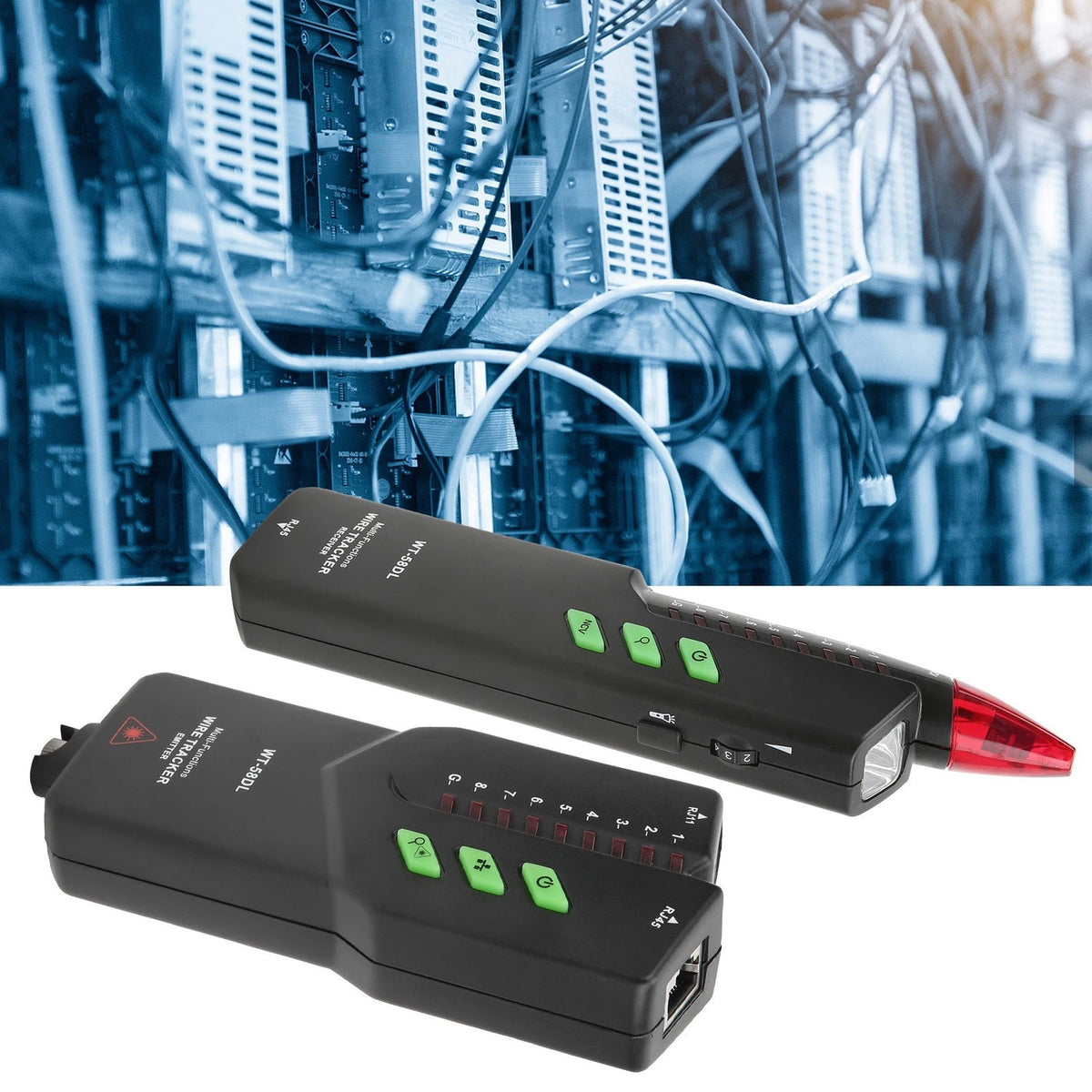 Network Cable Tester for RJ45 RJ11 Tracing and Continuity Testing