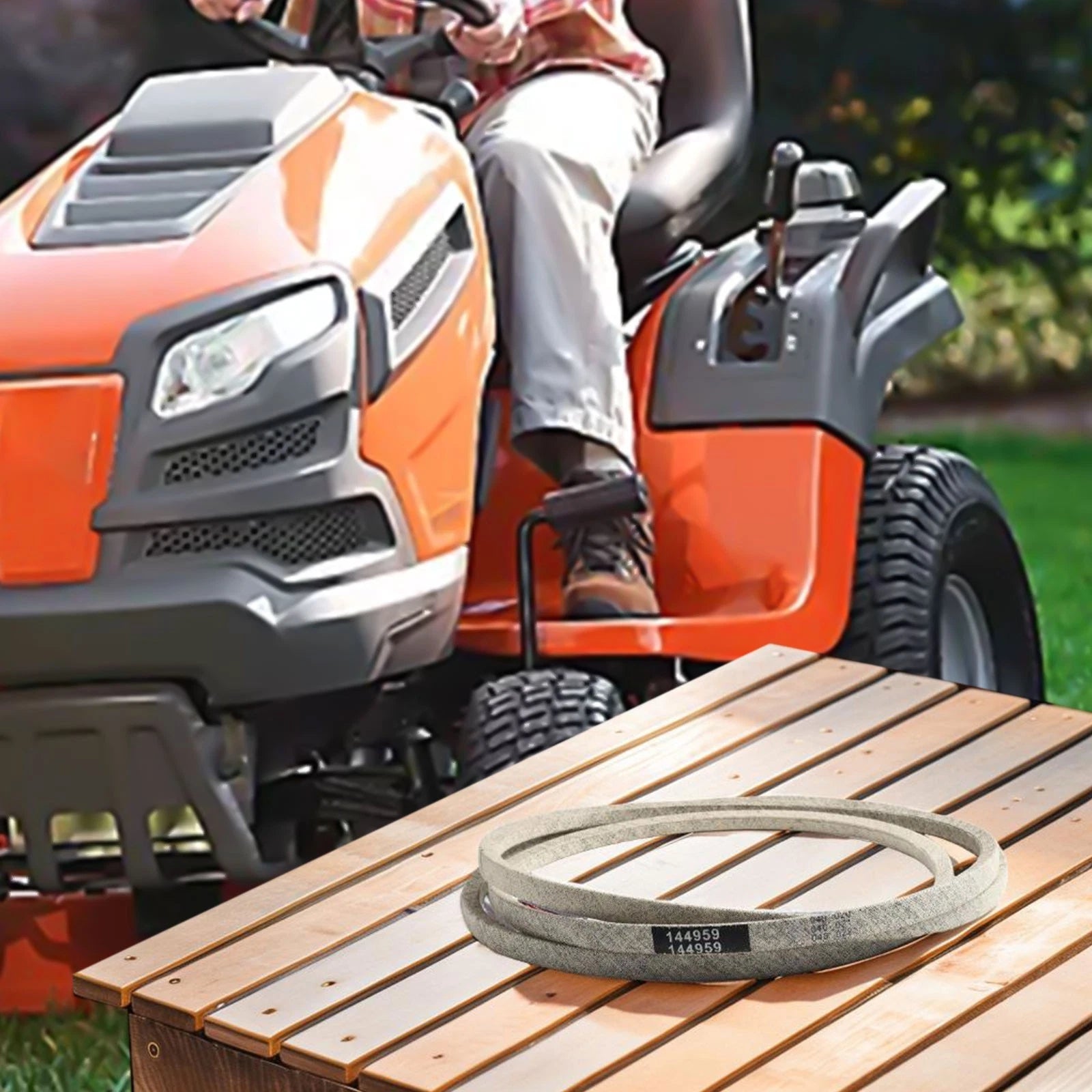 Replacement Deck Belt for Craftsman Poulan (144959, 1/2 X 95 5)
