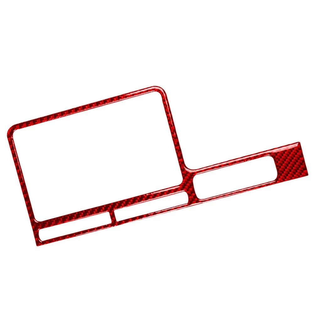 RHD GPS Navigation Panel Cover Trim for Nissan GTR R35 (2008–2016) Red