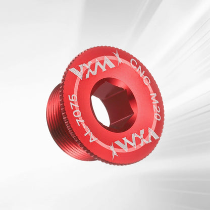Crank Cover Screw M20 Aluminum Alloy Crank Fixing Bolt for Bike (—–—)