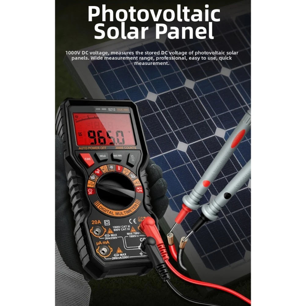 Dual Tube Digital Multimeter for AC DC Voltage Current