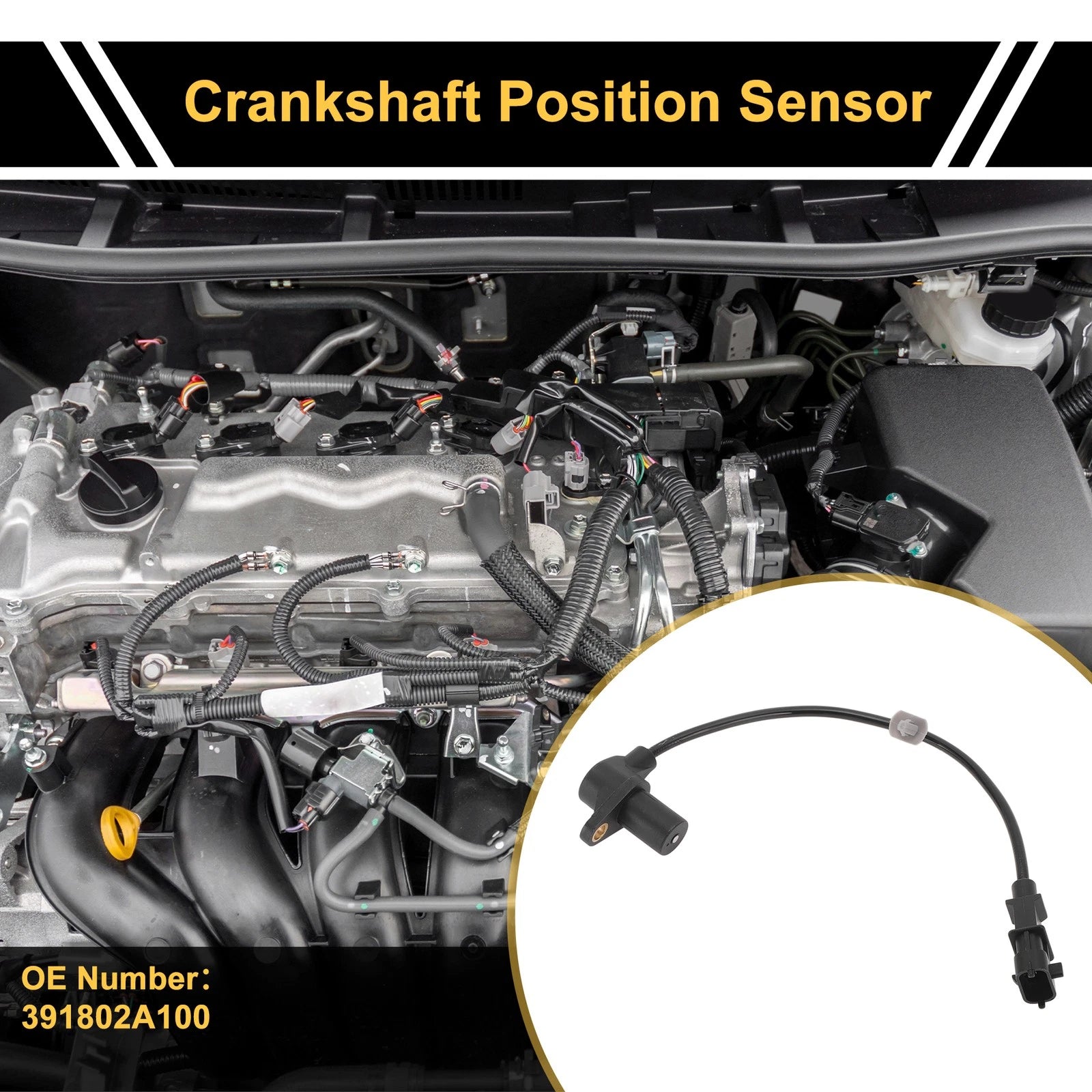 Crankshaft Position Sensor Replacement for Hyundai i20 1.6 CRDi (2009–2012)