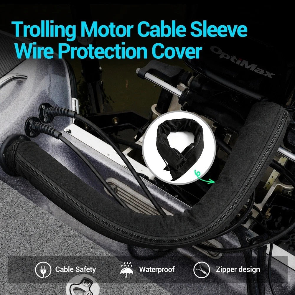 Wire Harness Protector Sleeve for Marine Trolling Motors (121 cm)