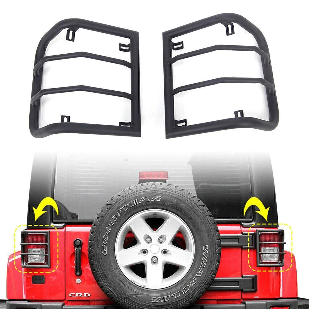 Tail Light Guards for Jeep Wrangler JK (2007–2017) - Pair