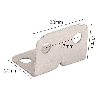 10pcs Corner Code 30x20mm Brushed Finish for Home Improvement