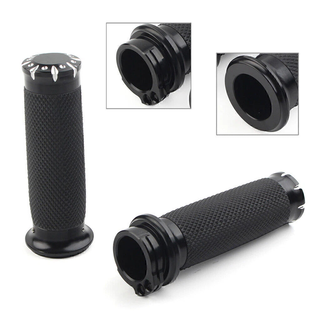 1" Handlebar Hand Grips for Harley Touring Sportster Dyna Softail VRSC