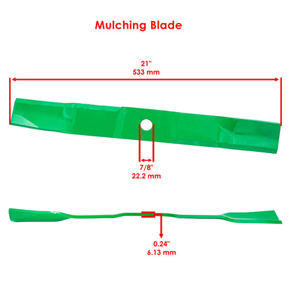 Mower Deck Blades Replacement for John Deere 4100 4200 4300 4400 60 Inch (2005–2015)
