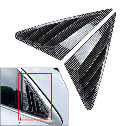 Rear Window Louvers for Audi A3 8Y Sedan (2021–2024) Carbon Look