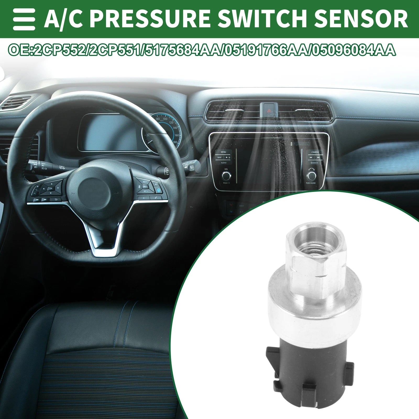 A/C Pressure Switch Sensor for Chrysler 200 (2011) 2CP552/2CP551