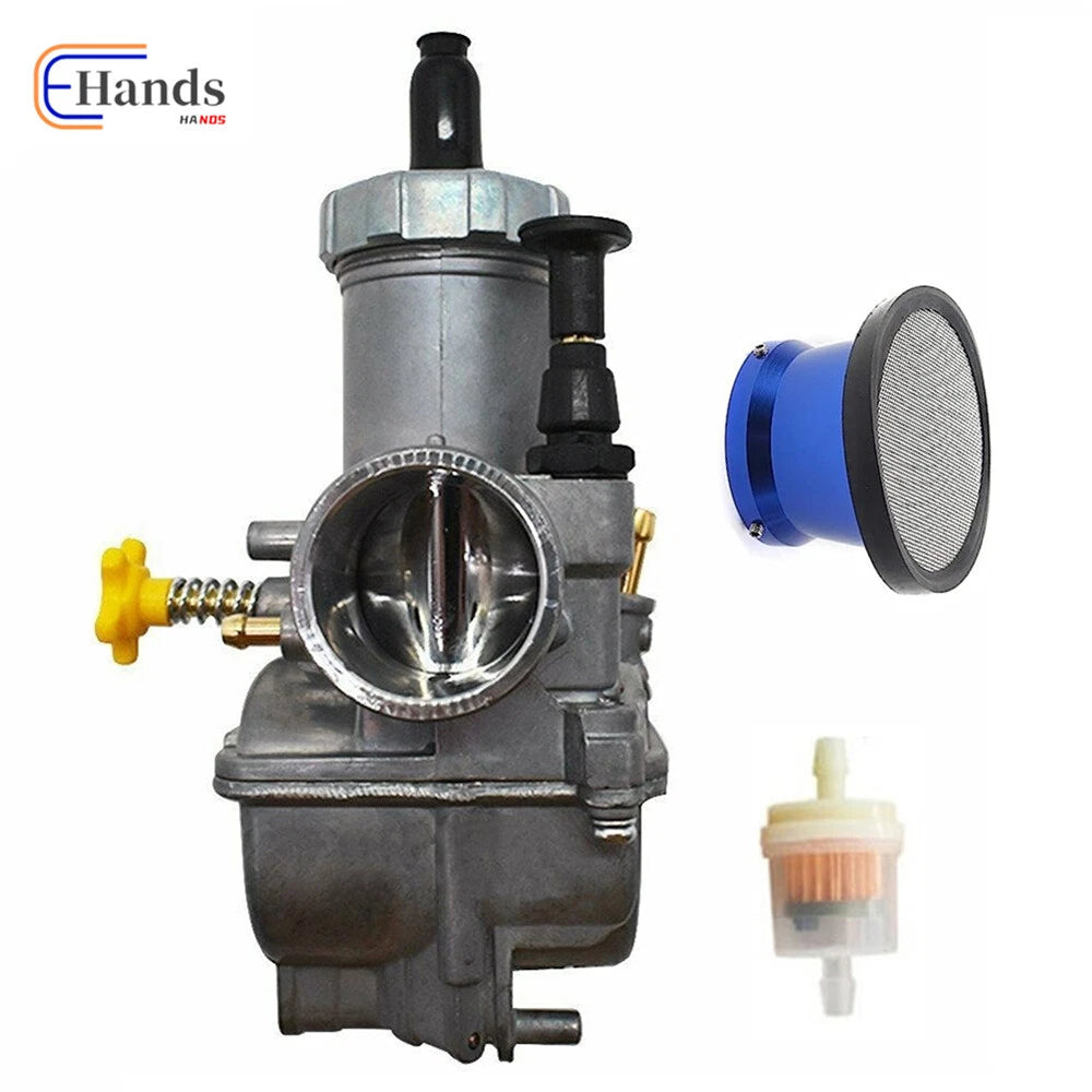 28MM Carburetor + Air Filter for Suzuki RM80 RM85 RM85L Kawasaki KX80 KX100