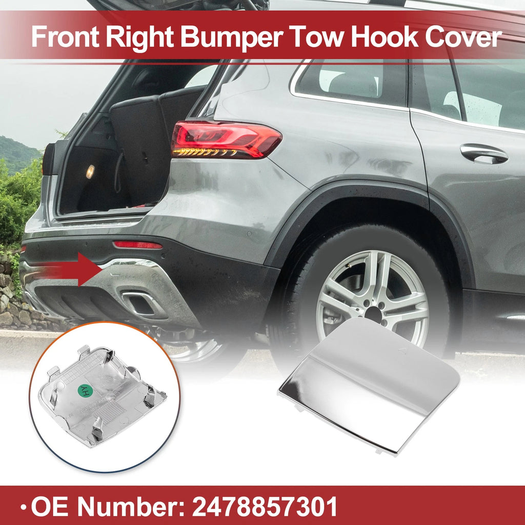 Tow Hook Cover Cap Replacement for Mercedes-Benz GLB250 (2020–2023)