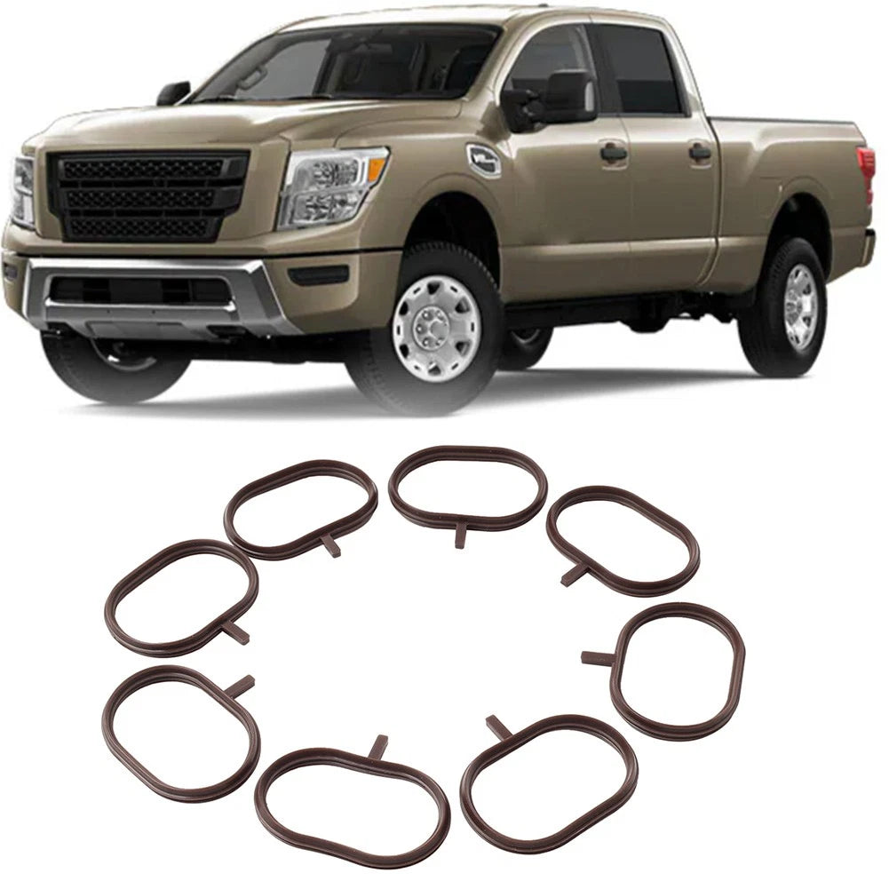 8Pcs Intake Manifold Gasket Set for Nissan Armada Titan XD (2016–2024)