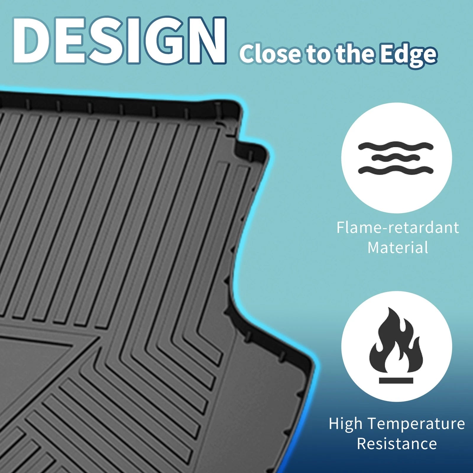 Cargo Liner Rear Trunk Mat TPE Replacement for Hyundai Sonata (2020–2022)