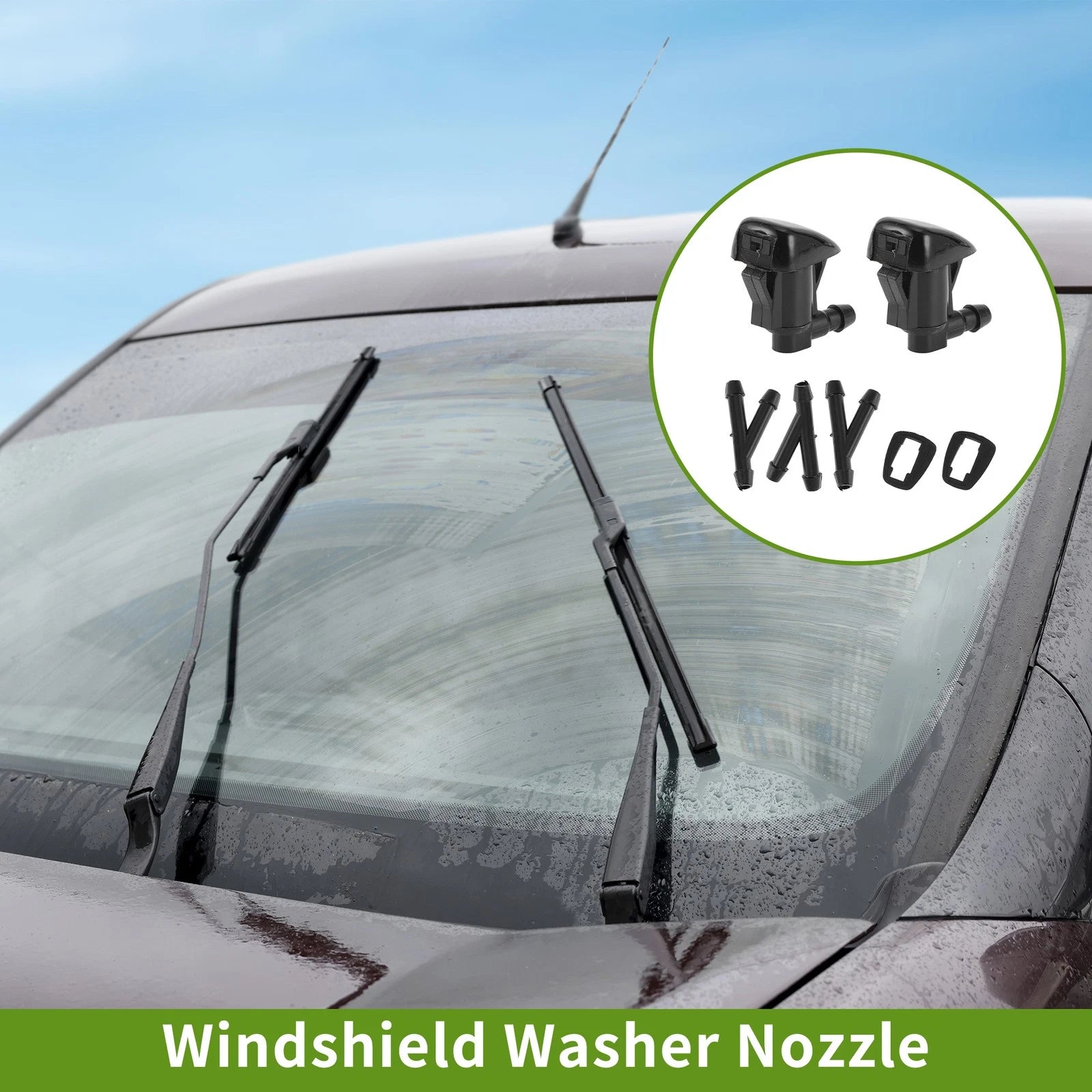 Windshield Washer Nozzle Set for Toyota (No. 85381AE020)