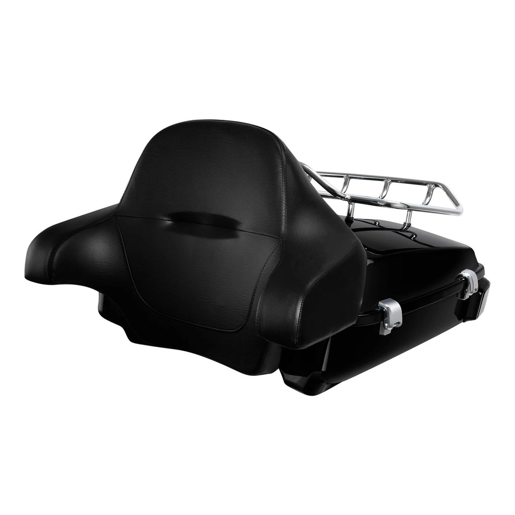 Chopped Trunk Backrest Pad Tail Light for Harley Touring Road Glide (2014–2026)