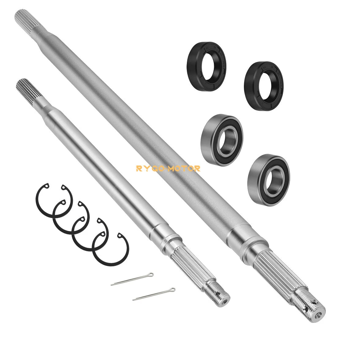 Rear Axle Shaft with Bearing Seal Kit for EZGO TXT Medalist (1994–2013)