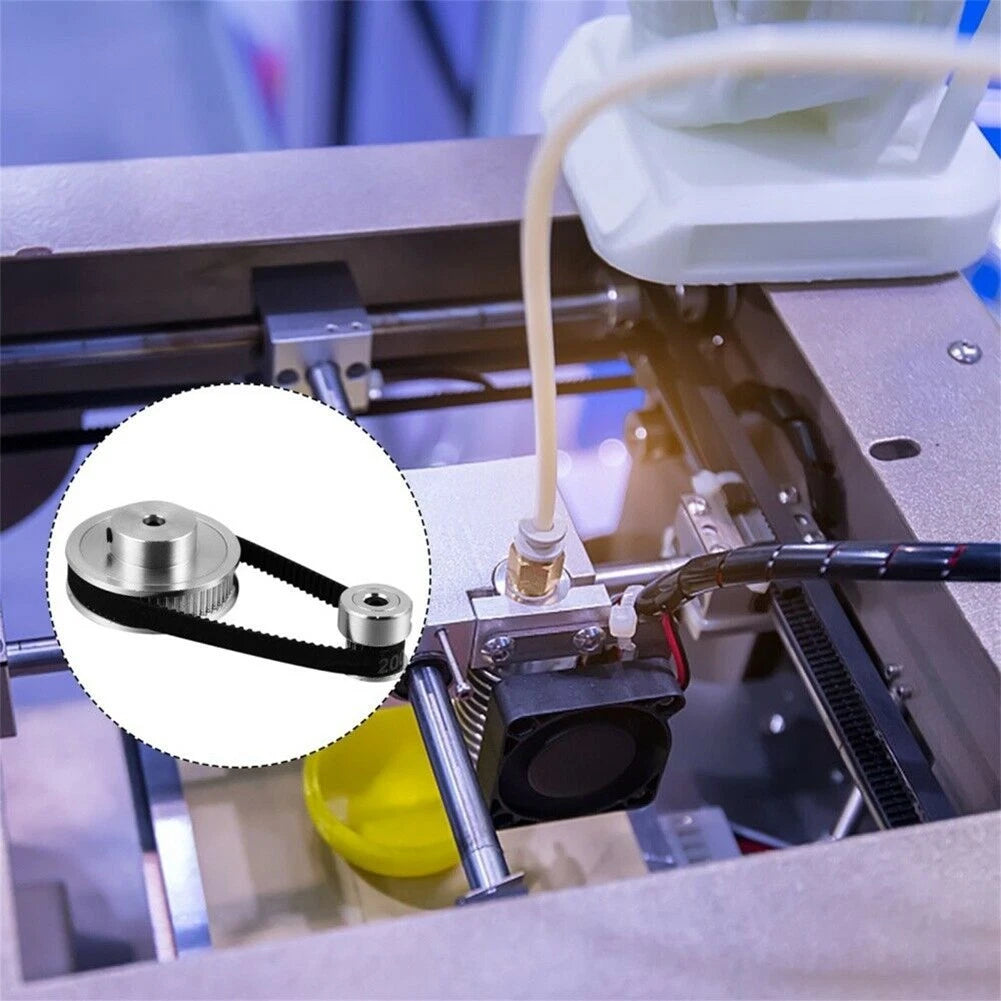 GT2 Timing Belt Closed Loop 200mm Pulley 20T & 60T for 3D Printer
