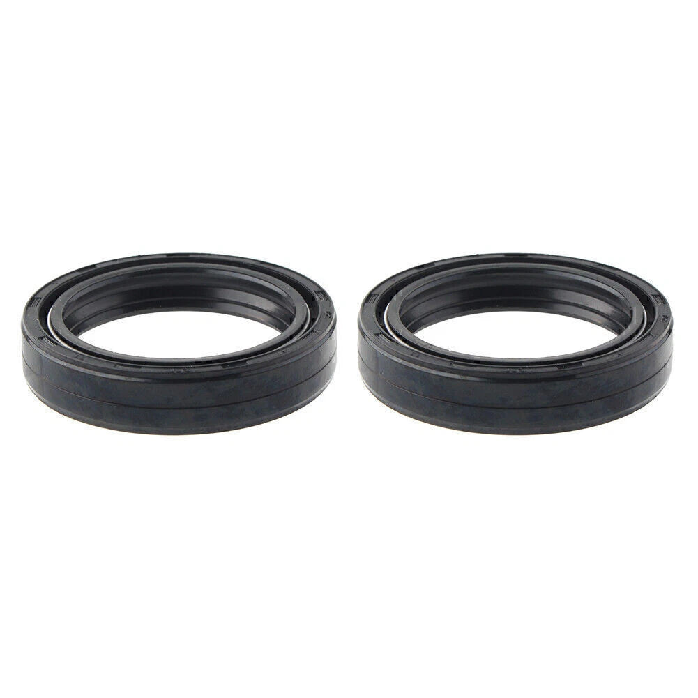 2X Front Fork Damper Shock Absorber Oil Seal for Motorcycle (41X53-8.5/10.5 MM)