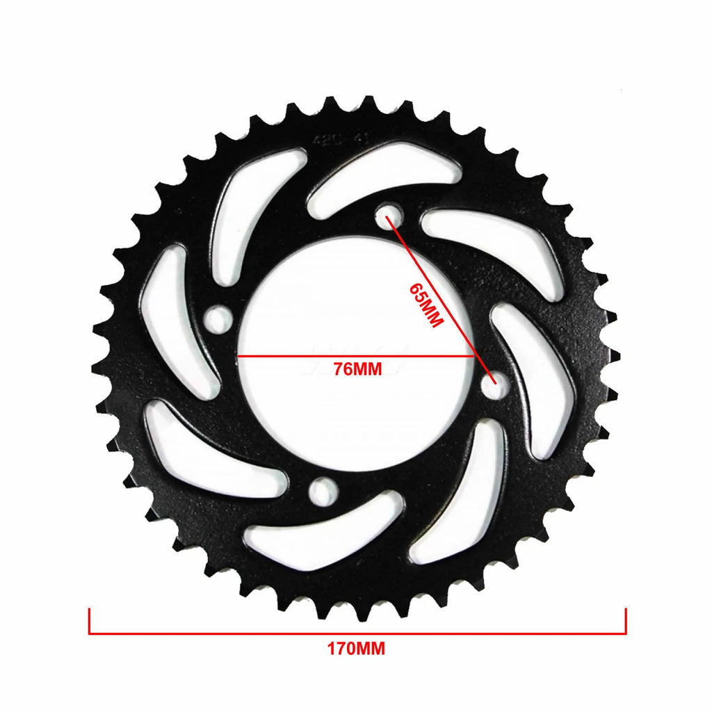 41 Teeth 428 Rear Chain Sprocket for PIT PRO 125cc ATV