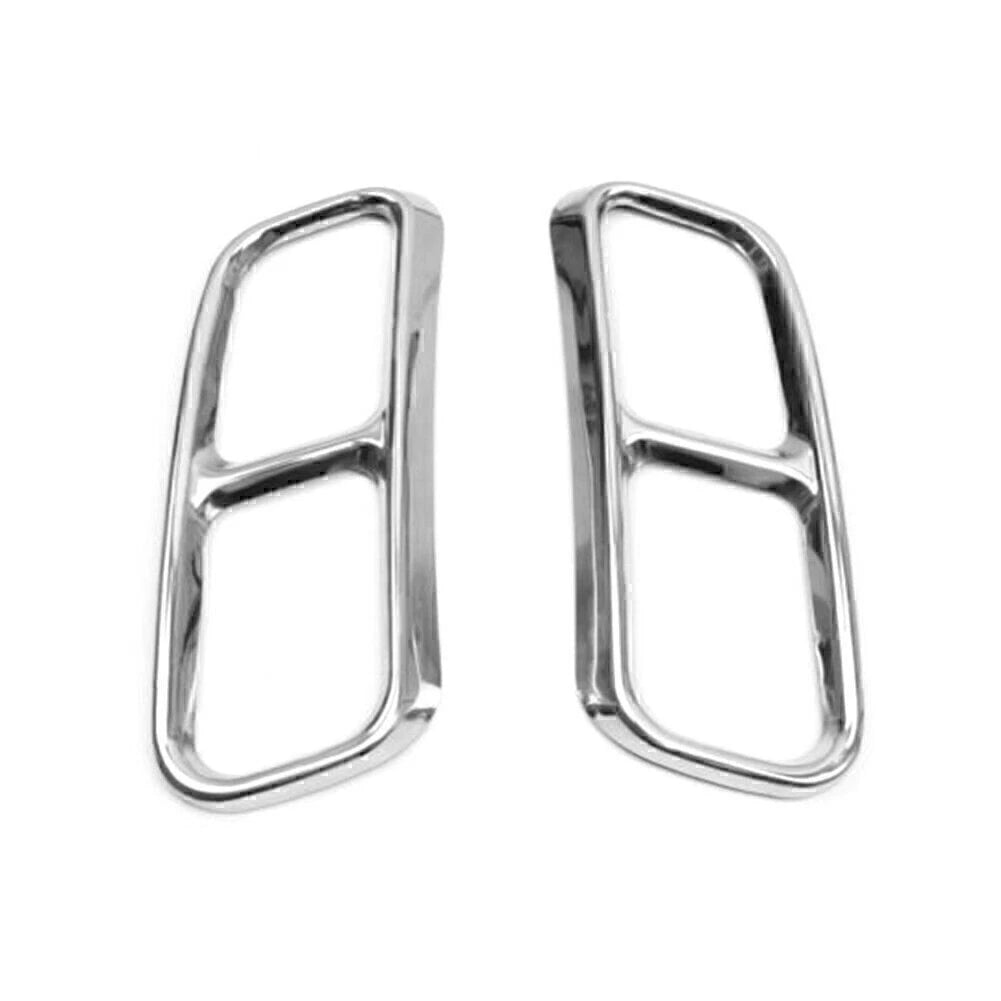 Rear Exhaust Muffler Tail Pipe Cover Trim for Audi Q7 (2016–2019)