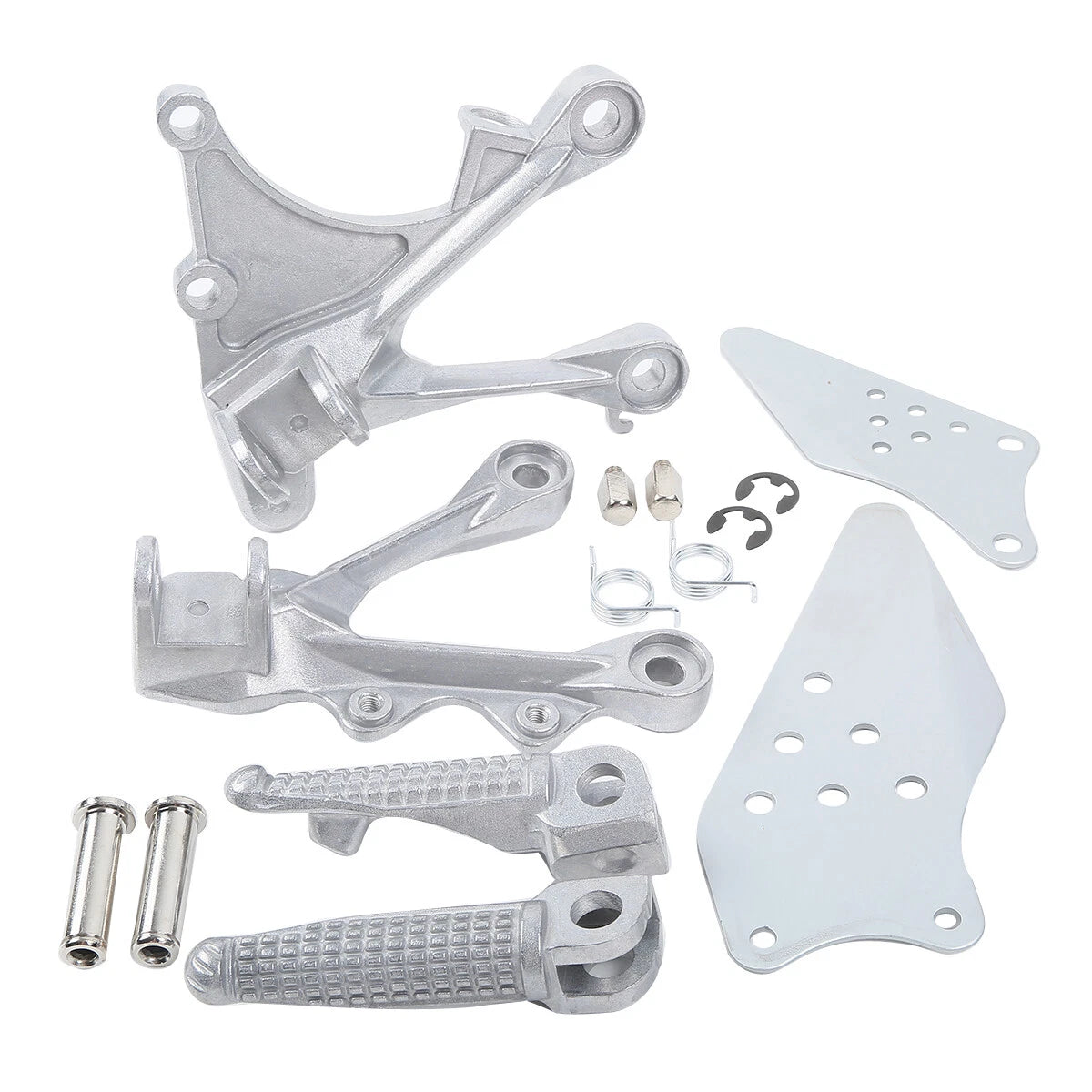 Front Driver Footrests Footpeg Bracket for Kawasaki Ninja ZX6R (2005–2008)