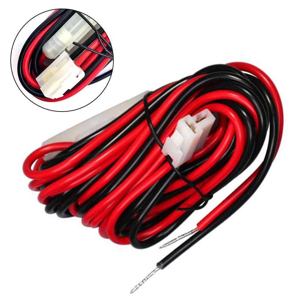 Power Cord for ICOM Mobile Radio (Black & Red)