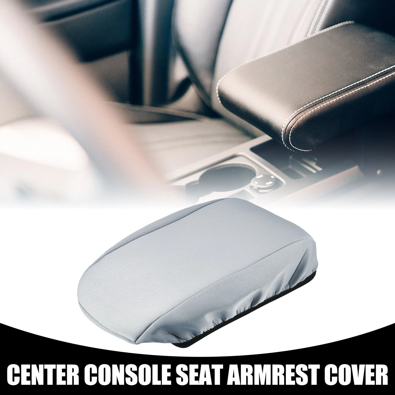 Center Console Armrest Cover for Ford Escape (2017–2019) Gray