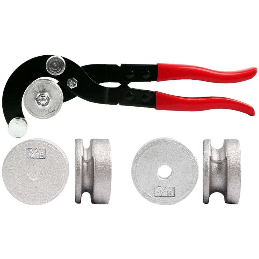 Pipe Bending Kit for Manual Tube Bender with Interchangeable Heads