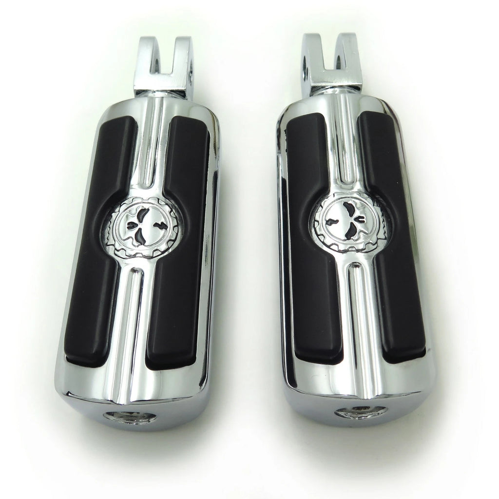 Chrome Gear Skull Footpeg for Triumph Speedmaster (2003–2014)