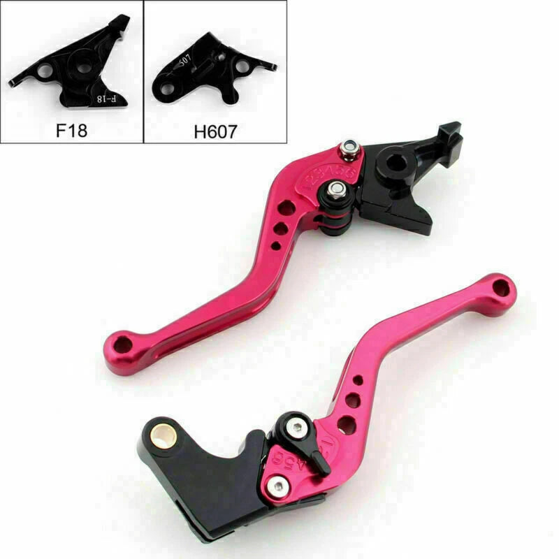 Short Brake Clutch Lever for Honda CB600F Hornet CBR600F CBF600 (2007–2013) Red T9