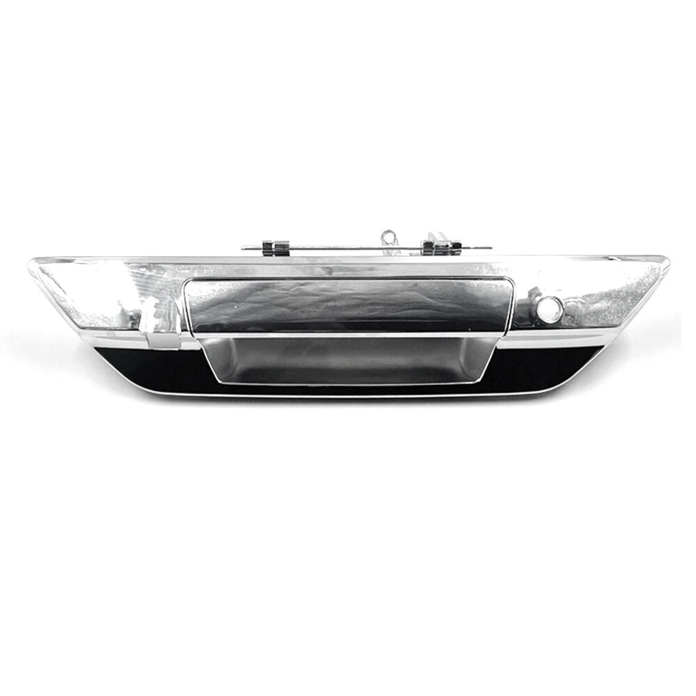 Chrome Rear Tailgate Handle for Toyota Hilux (2015–2023) W/ Key & Camera Holes
