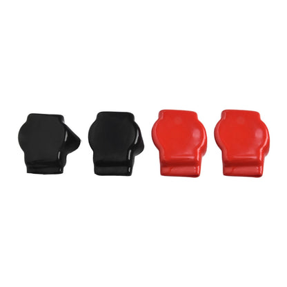 Set of 2 Battery Terminal Rubber Covers for Car RV Boat - Red Black