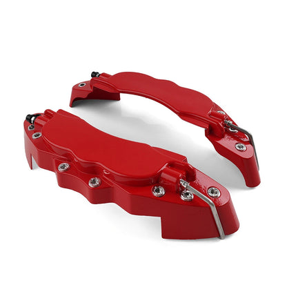 1 Pair Universal Large Size Metal Style Car Auto Disc Brake Caliper Covers Set