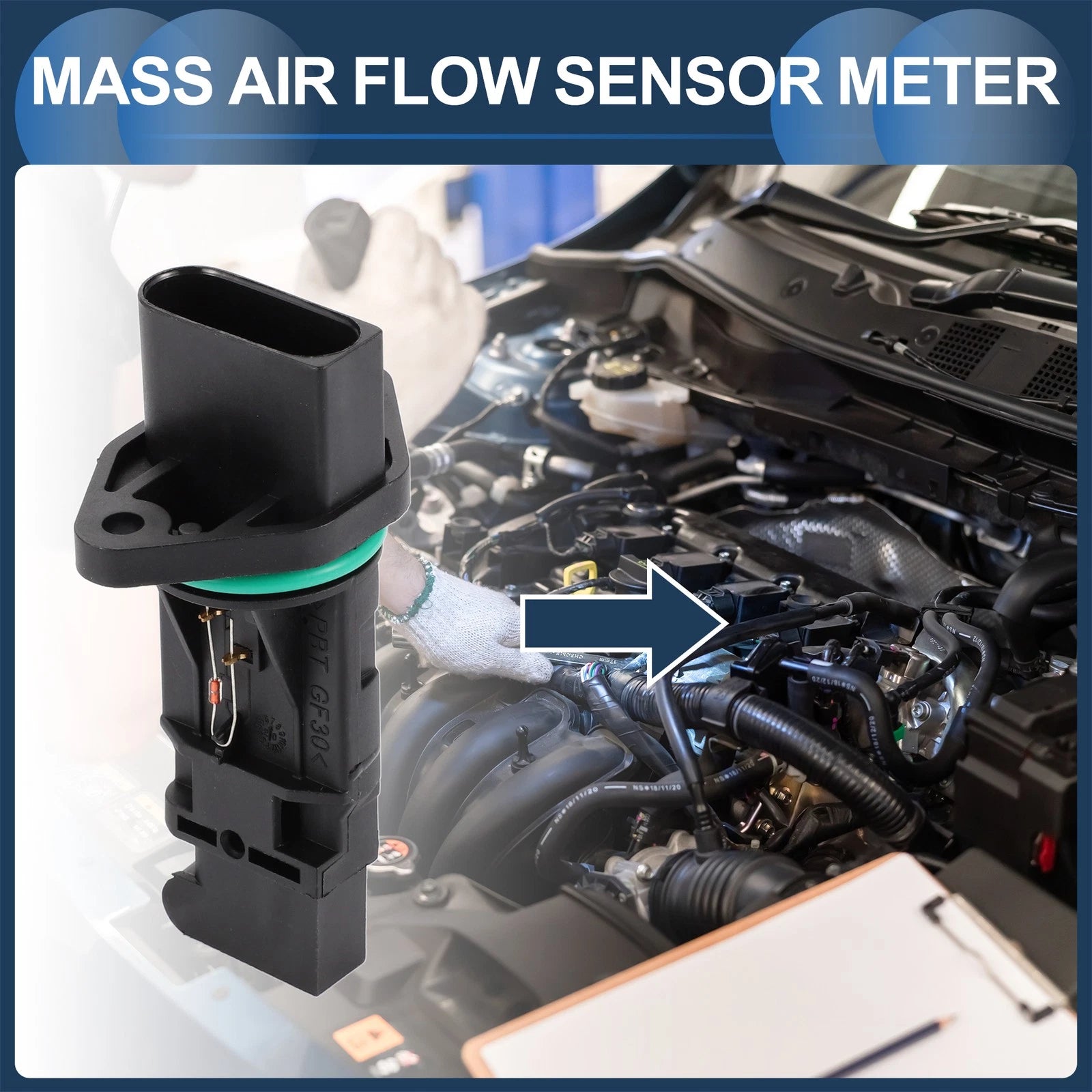 Mass Air Flow Sensor MAF Replacement for Audi TT Quattro (2003–2006)