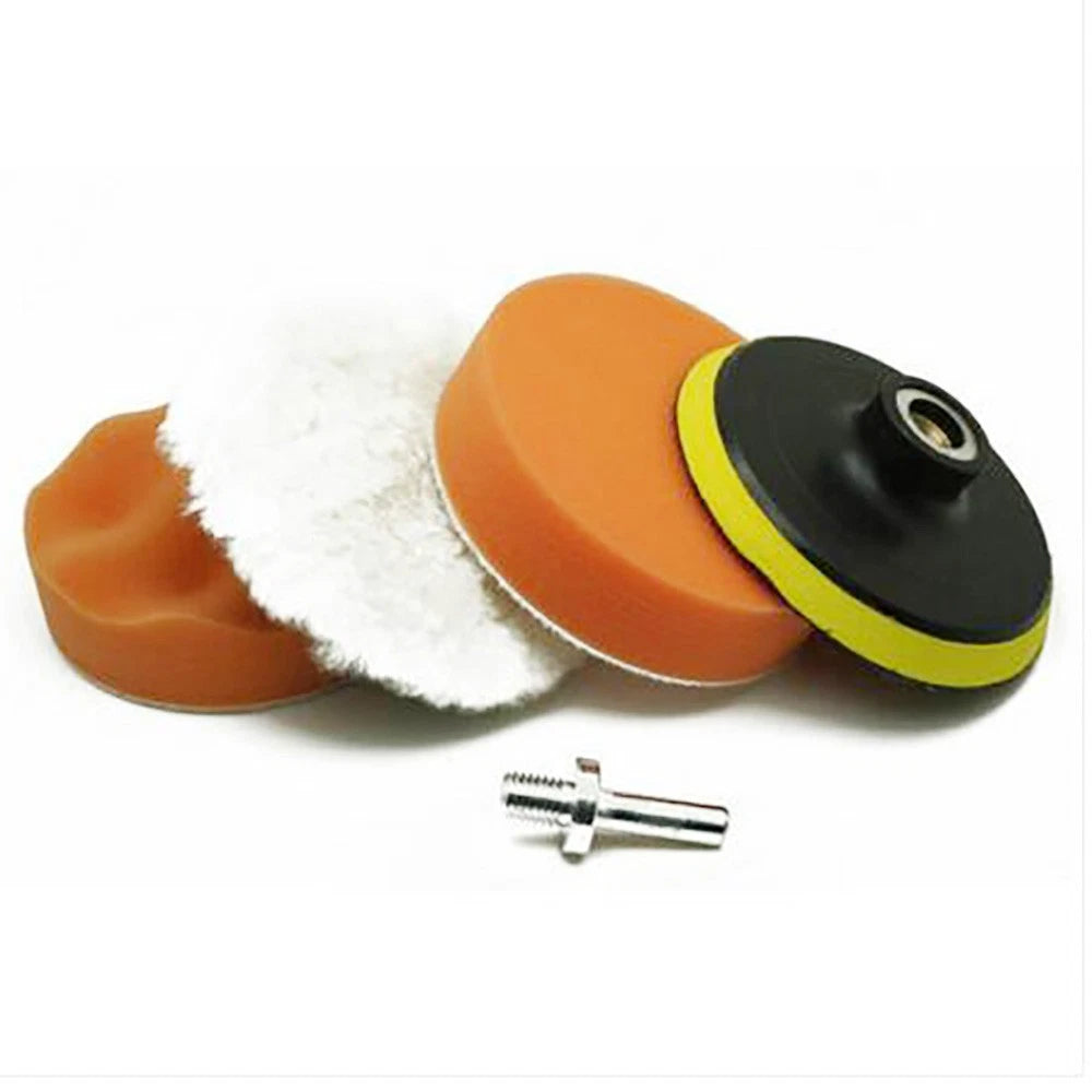 Set of 4 Polish Buffer Pad Sponge Kit for Car Polisher