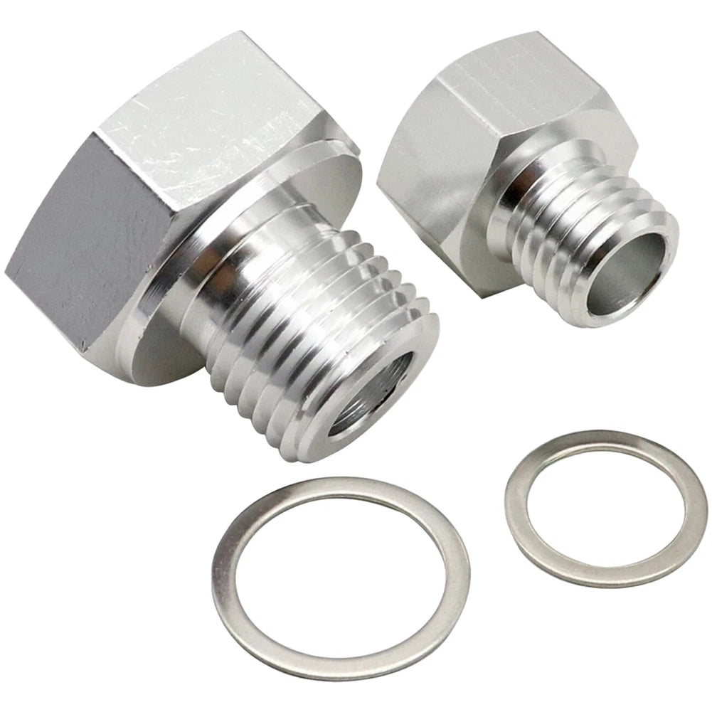 LS1 Swap Adapter Gauge Fitting Kit Dual Thread Size Support Includes 2 Washers