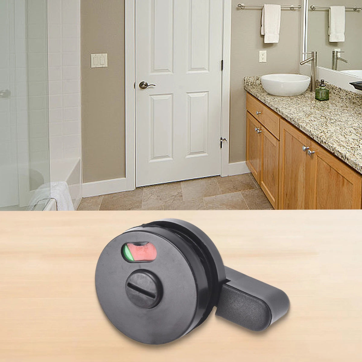 Black Door Lock Engaged Indicator Latch for unspecified