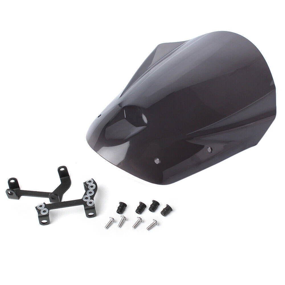 Windshield Windscreen with Bolts Bracket for Yamaha MT09 FZ09 (2013–2016)