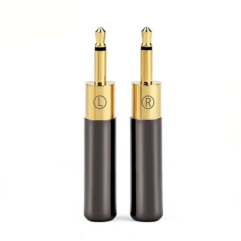 2X 2.5mm Mono Male Jack Headphone Plug for HD700 (Upgrade)