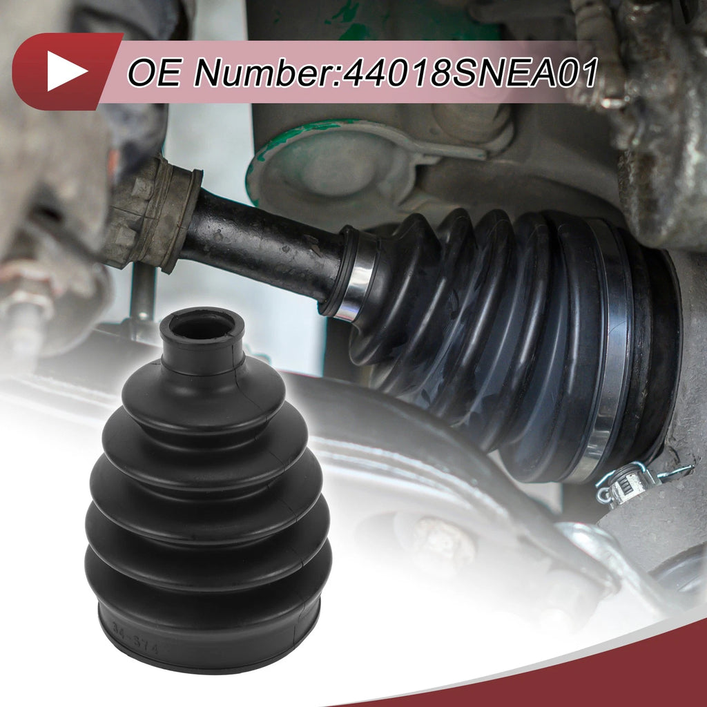 Outer CV Joint Boot Kit with Clamps for Honda Civic (2017–2021)