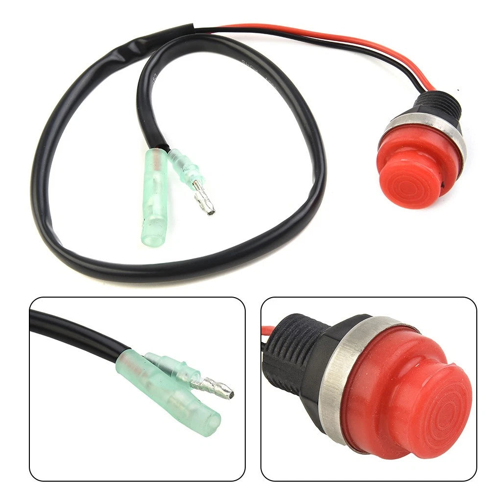 Outboard Engine Stop Switch Keyless Push Button for Marine Boat Yacht